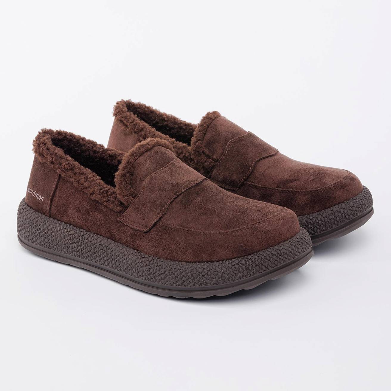 Nordman замшевые ботинки женские, цвет коричневый - фото 2