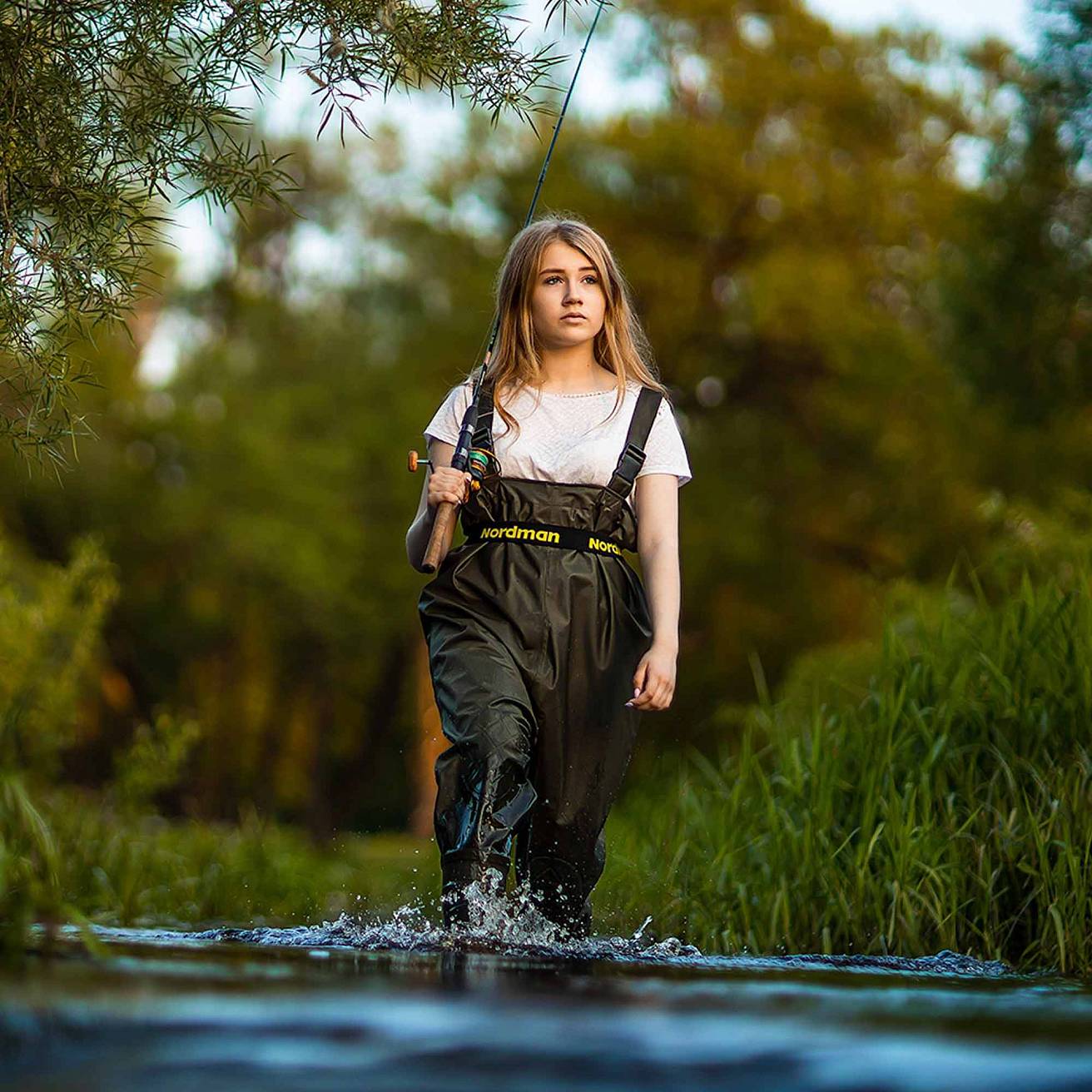 Вейдерсы Nordman Expert из нейлона олива - фото 9