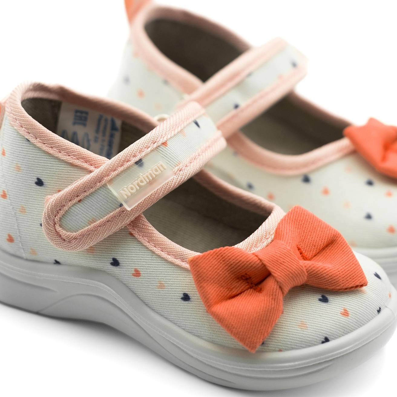 Тапочки детские Nordman Stars белые - фото 4