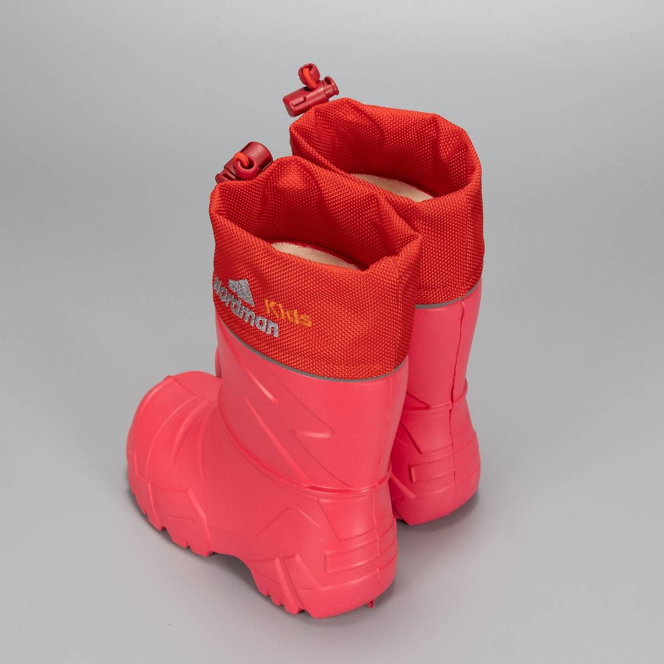 Сапоги Nordman Kids из ЭВА с вшитым меховым вкладышем красные - фото 7