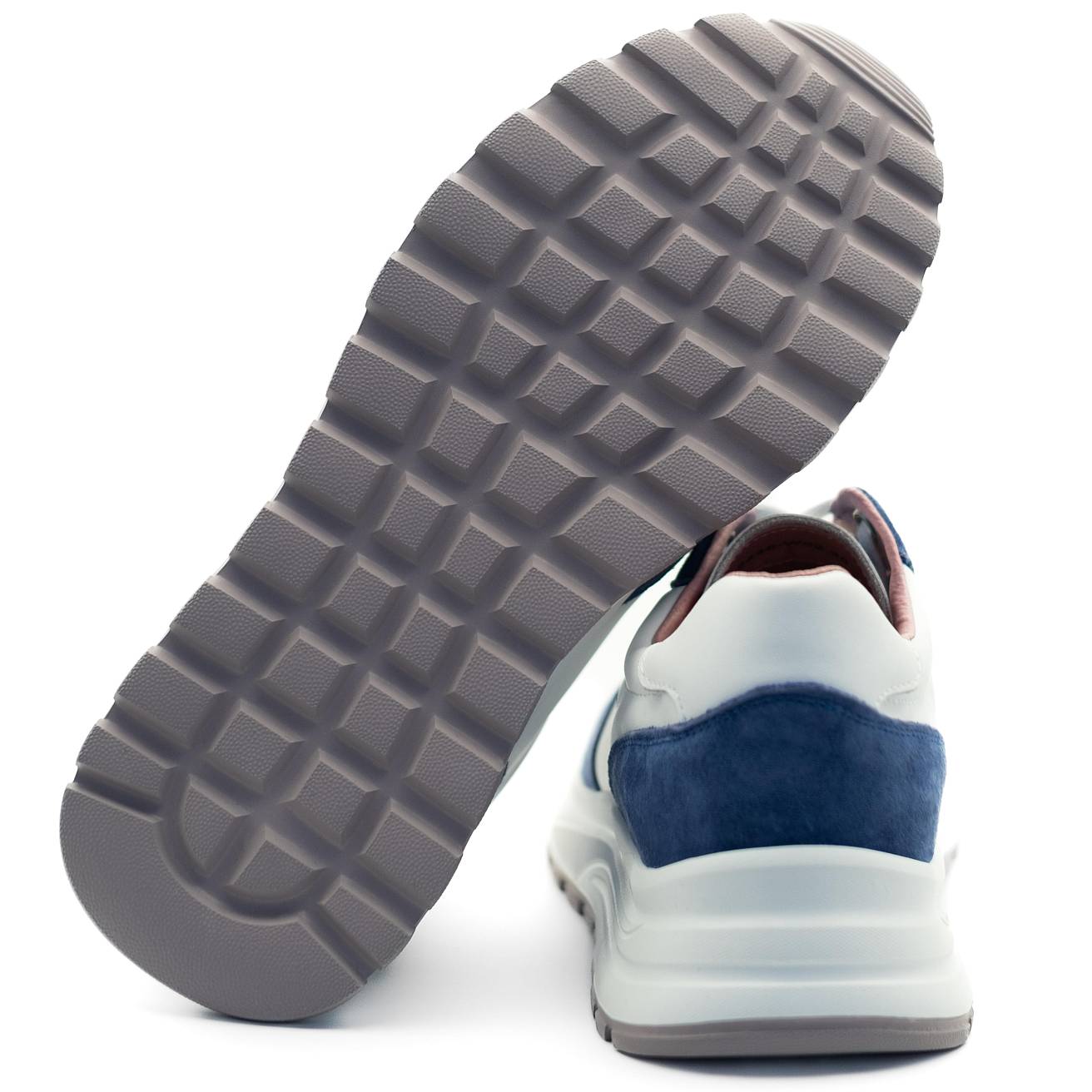 Кроссовки Nordman женские белые с синим - фото 4