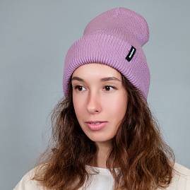 Фото Шапка вязаная Nordman цвет сиреневый