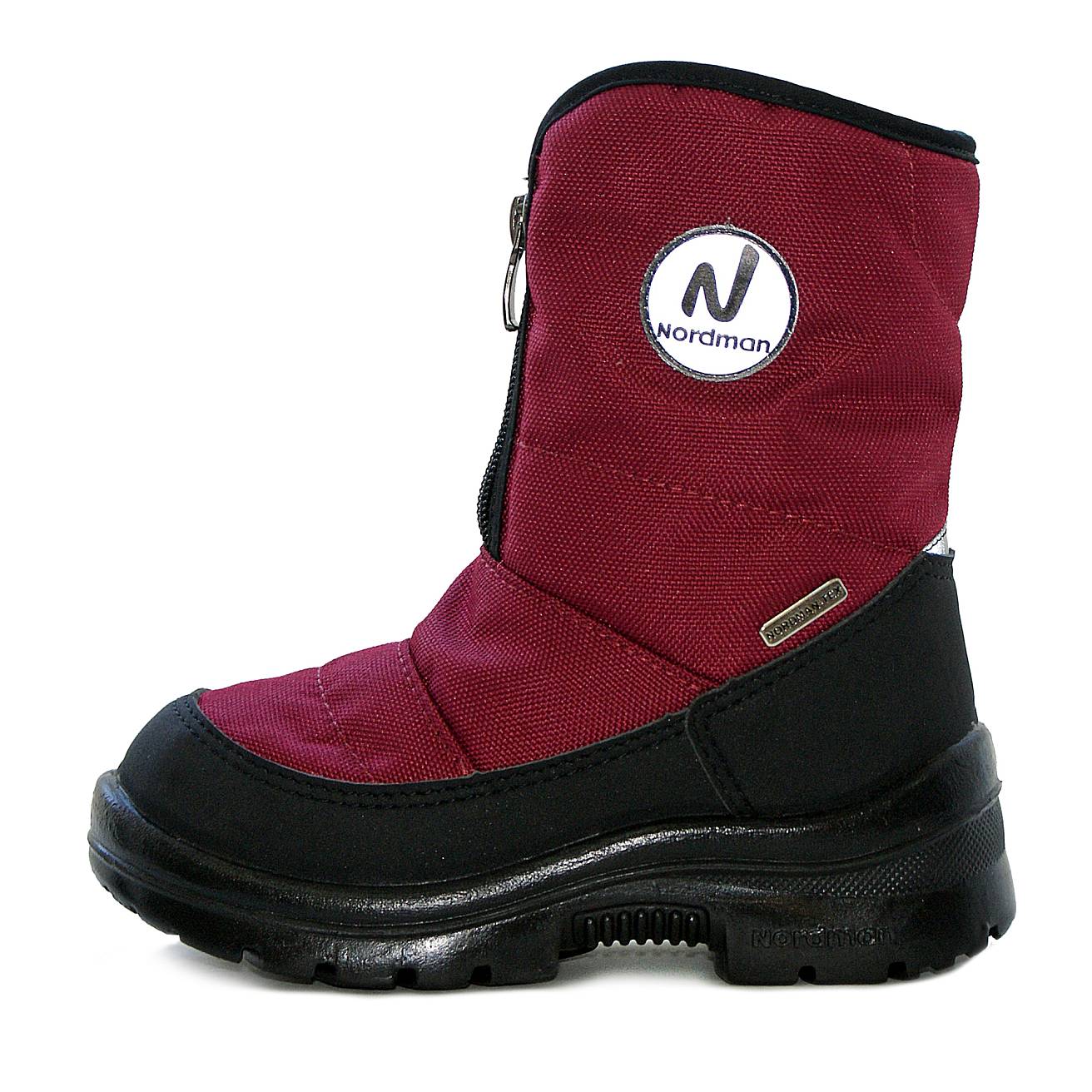 Зимние детские сапоги Nordman Next бордовые - фото 3