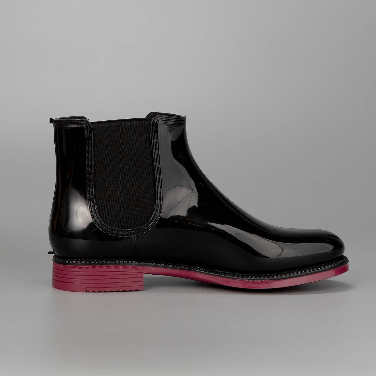 Женские ботильоны Nordman Bora черно-бордовые - фото 4