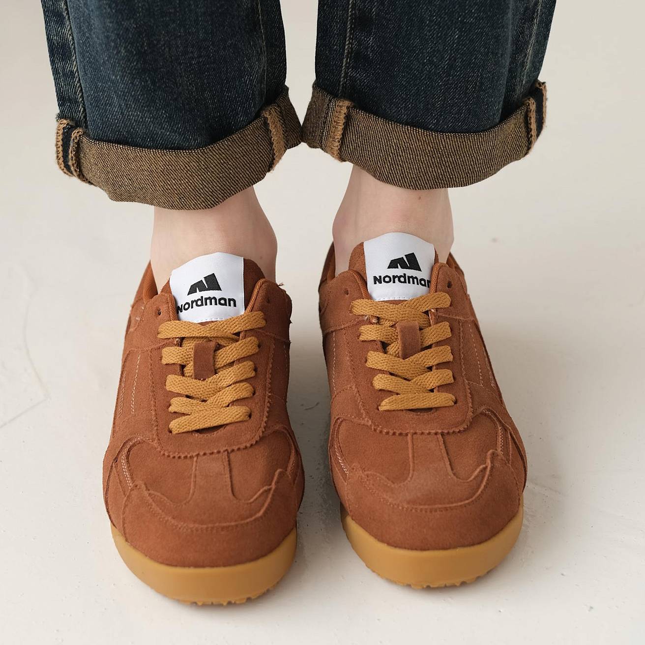 Кроссовки Nordman женские цвет коричневый - фото 3