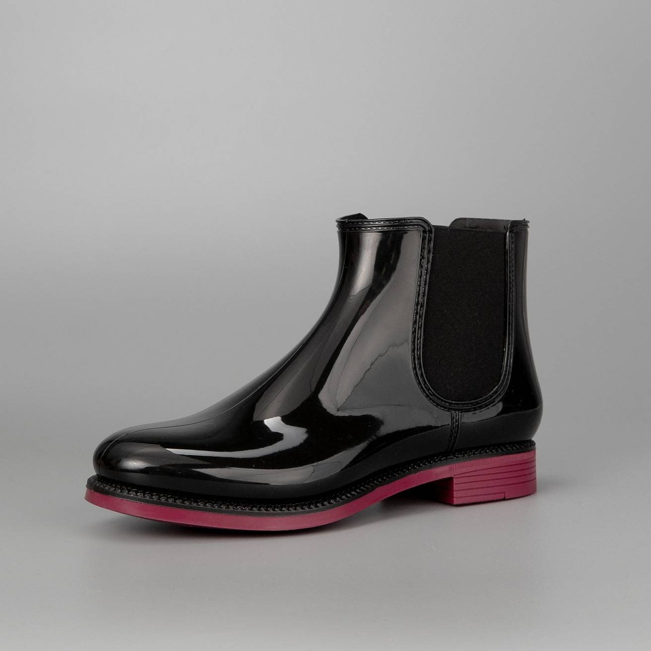 Женские ботильоны Nordman Bora черно-бордовые - фото 2