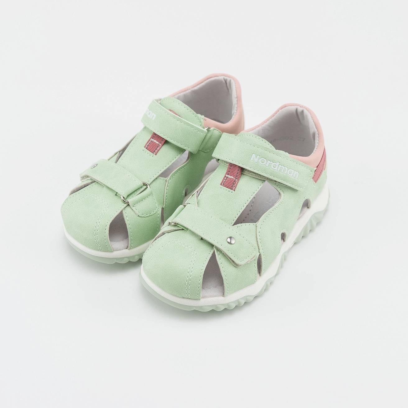Сандалии летние Nordman Boom мятно-розовые - фото 2