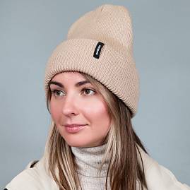 Фото Шапка вязаная Nordman цвет бежевый
