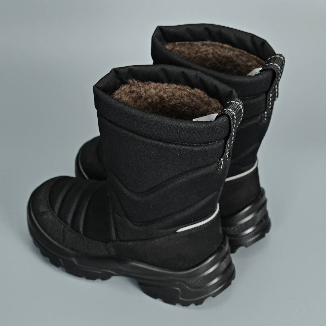 Зимние детские сапоги Nordman Lumi черные - фото 6