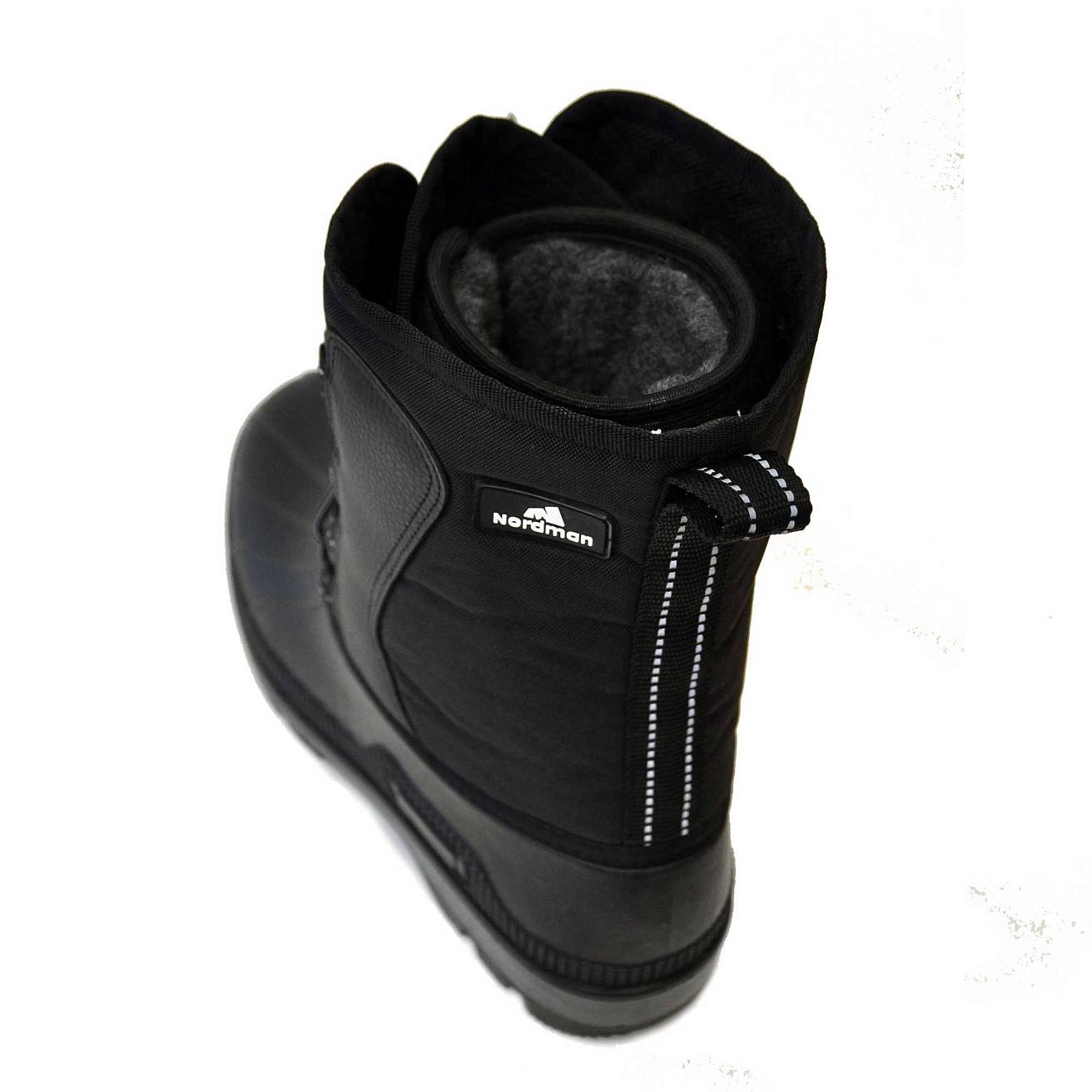 Сноубутсы Nordman Kraft  утепленные из ТЭП на шнурках черные - фото 4