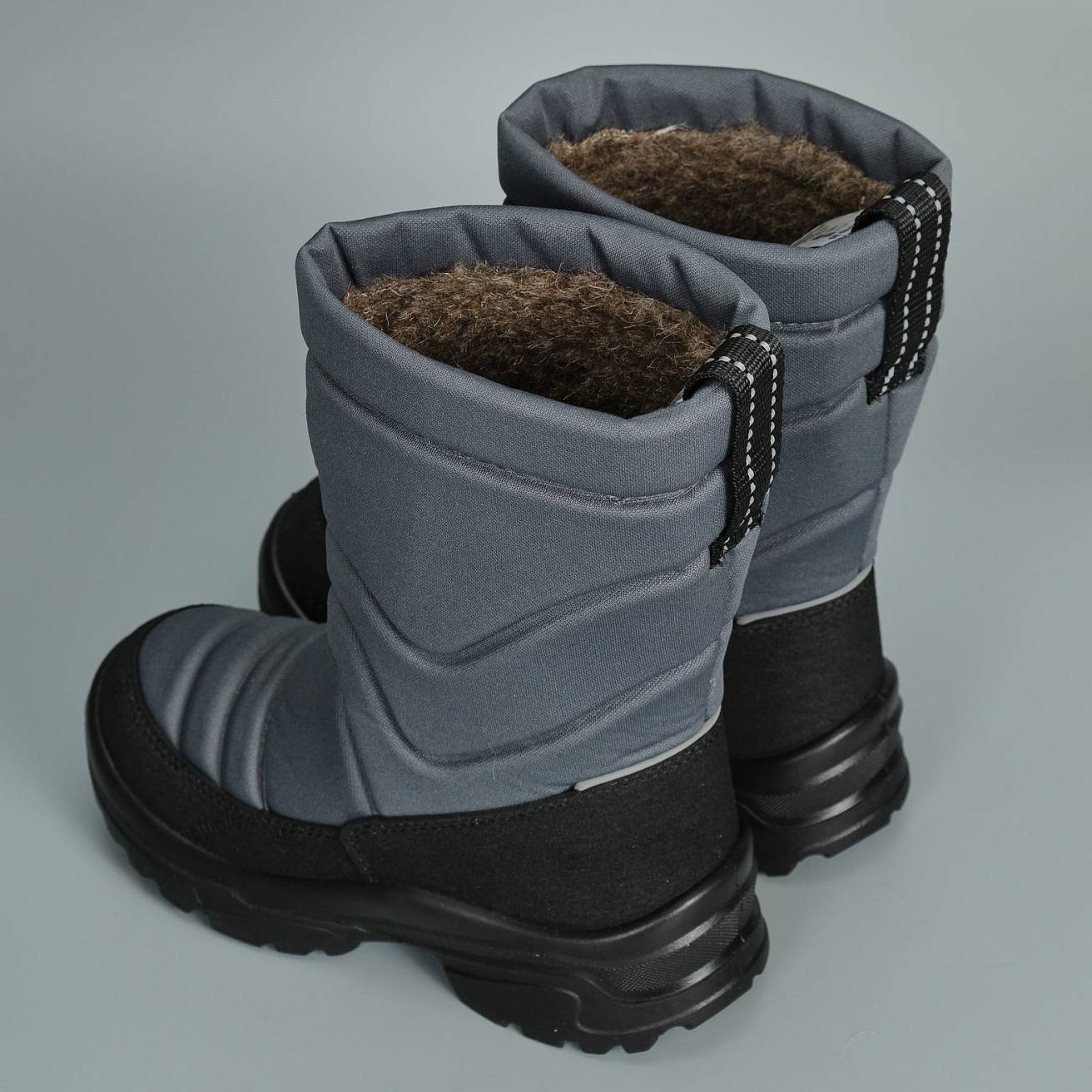 Зимние детские сапоги Nordman Lumi темно-серые - фото 6