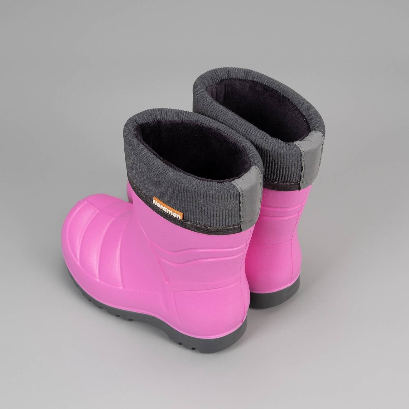 Сапоги детские Nordman Flash со съемным флисовым утеплителем розовые - фото 7