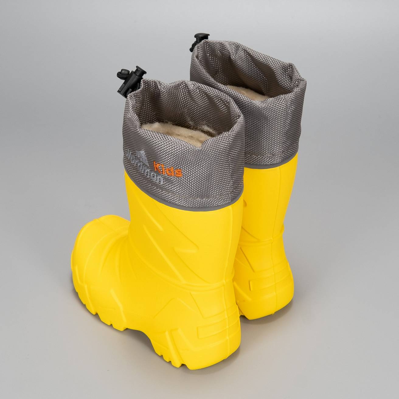 Сапоги Nordman Kids из ЭВА cо съемным мехом желтые - фото 6