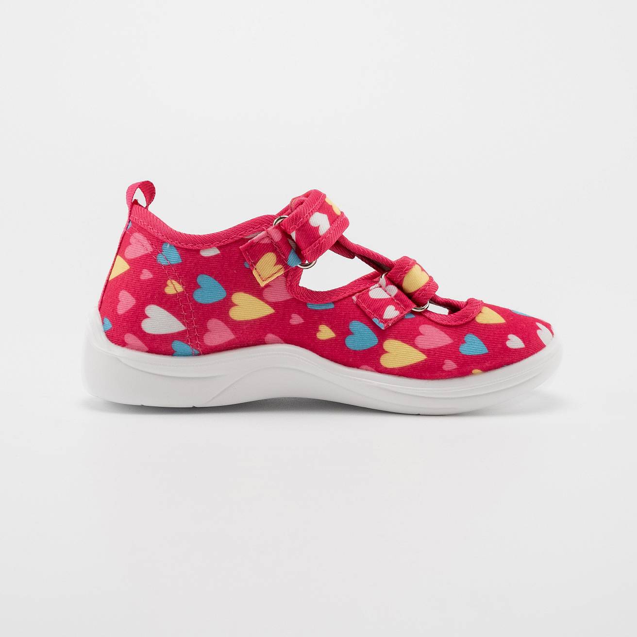 Тапочки детские Nordman Stars принт сердечки - фото 3