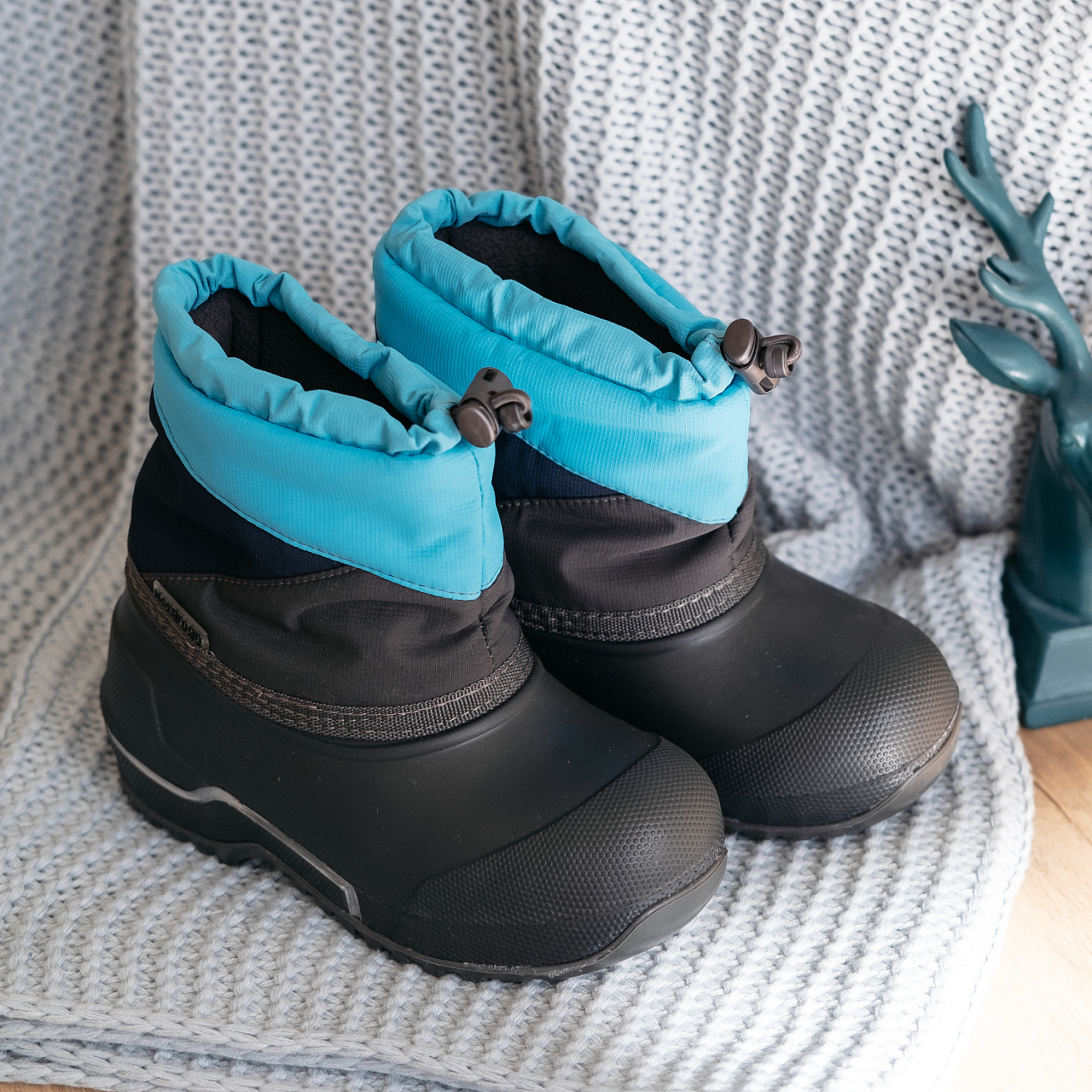 Сноубутсы Nordman Cross из ЭВА+ТЭП серый/бирюзовый - фото 9