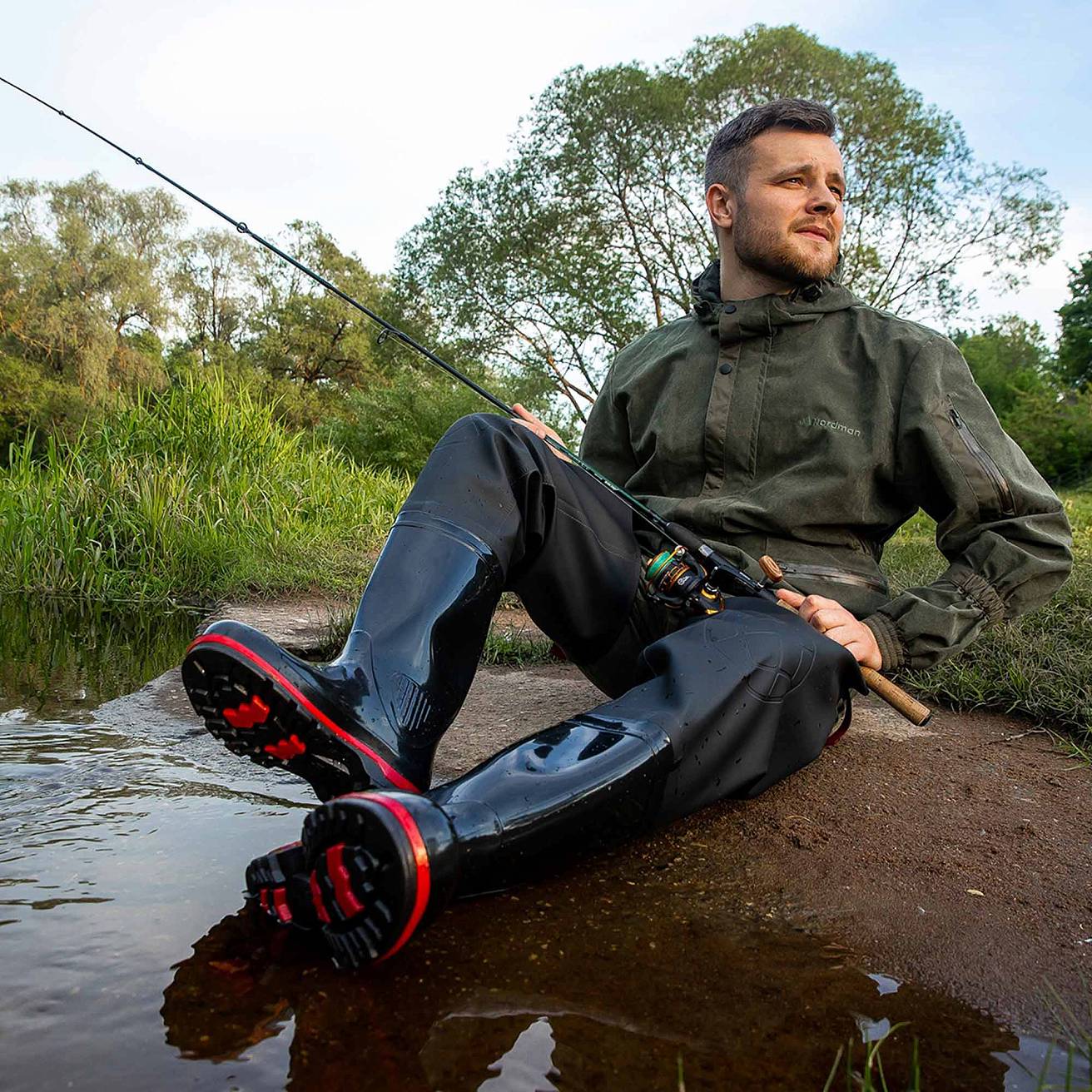 Сапоги рыбацкие Nordman 15 с надставкой из винитола черные - фото 3