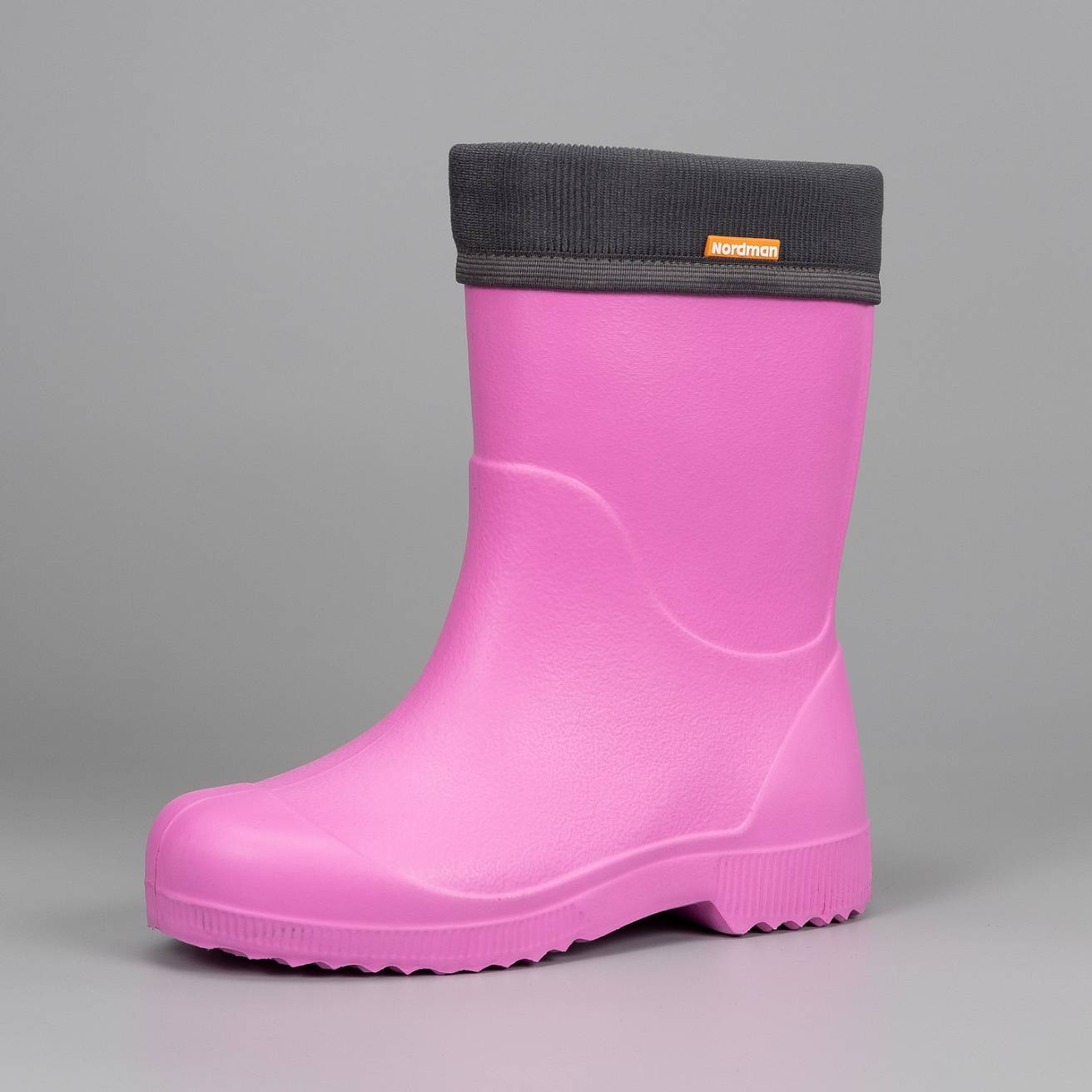 Сапоги детские Nordman Jet со съемным флисовым утеплителем розовые - фото 2
