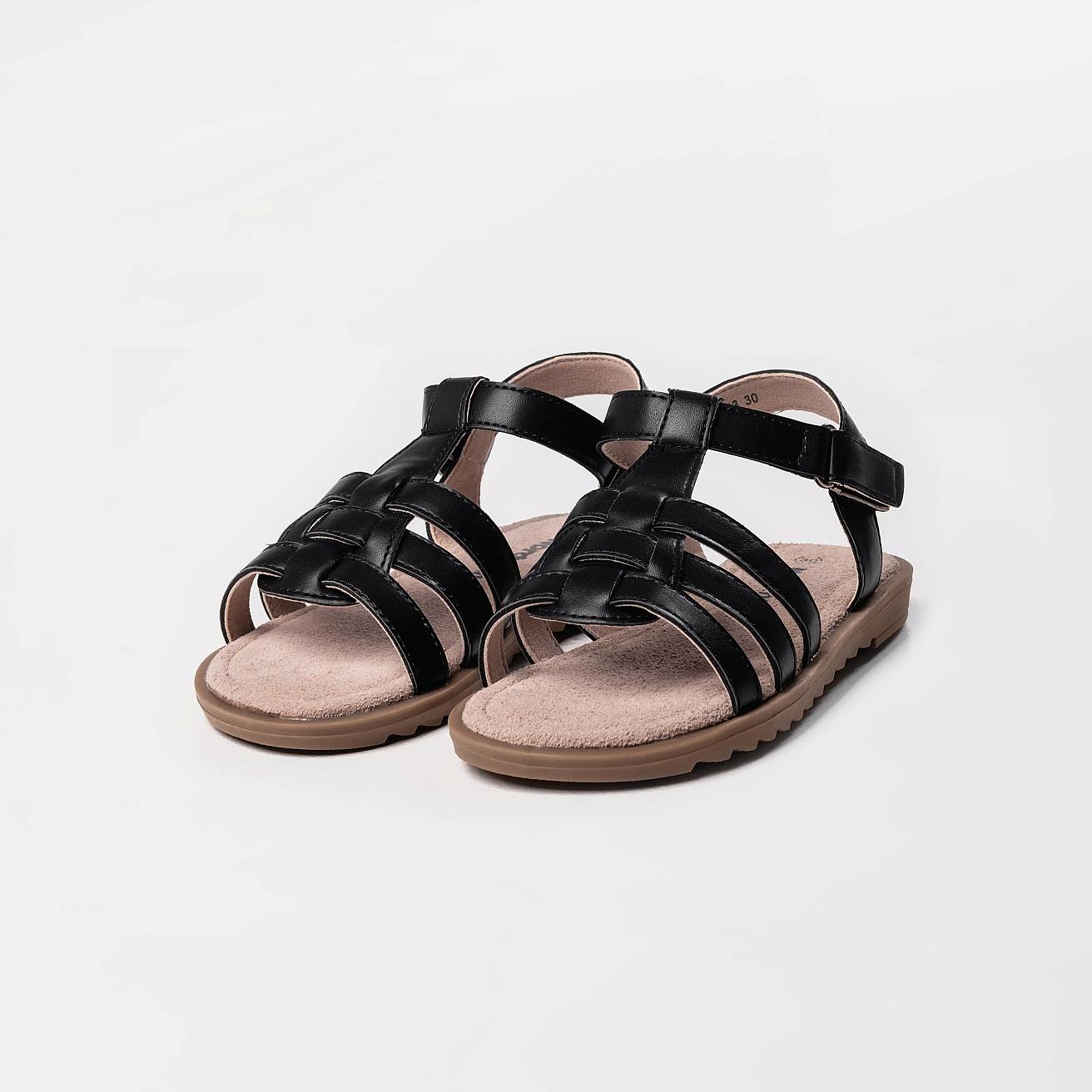 Босоножки детские летние чёрные - фото 3