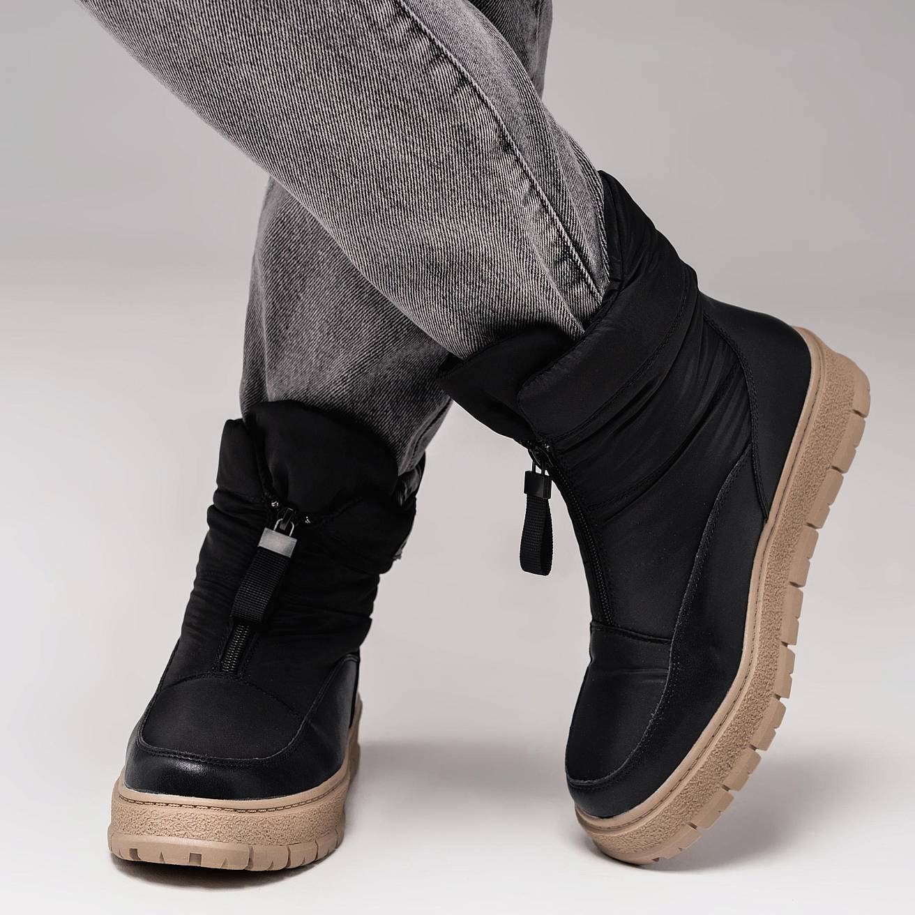 Nordman дутики на молнии цвет черный - фото 3