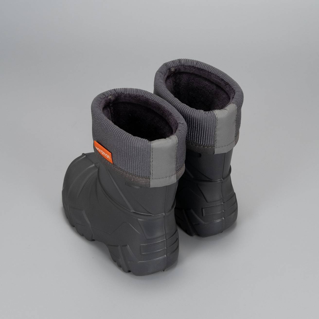 Сапоги детские Nordman Kids со съемным флисовым утеплителем серые - фото 8