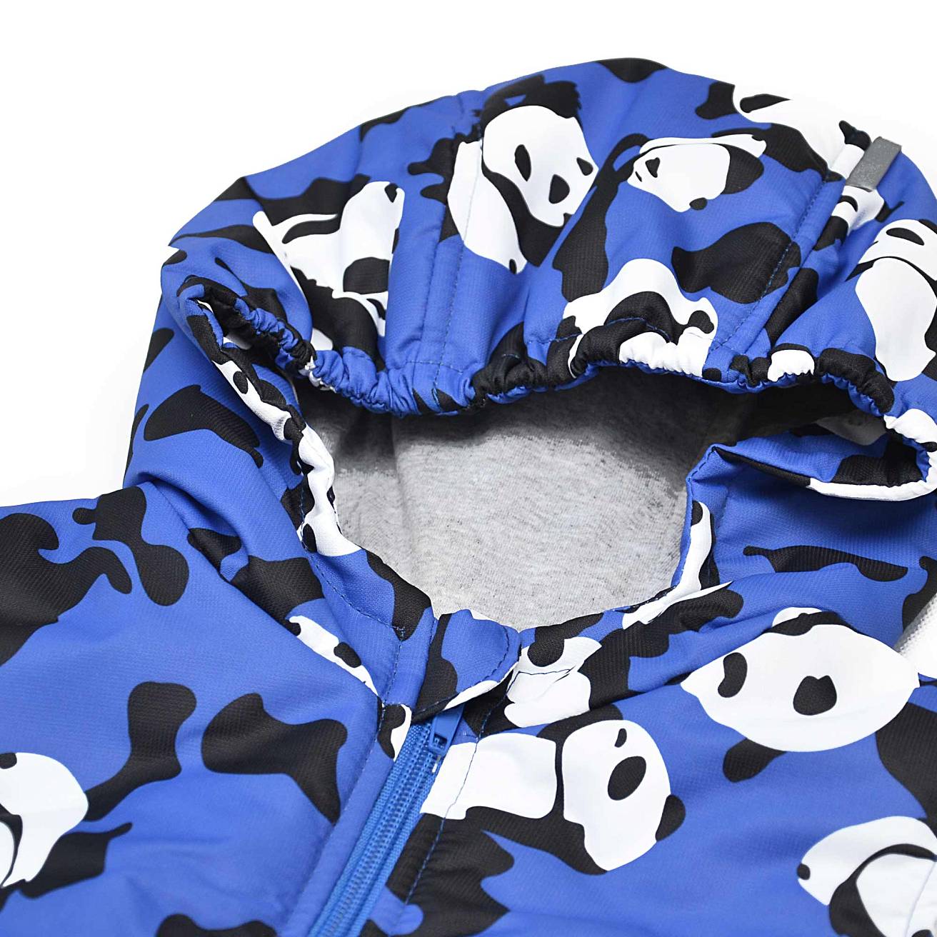 Жилетка с капюшоном василек панды - фото 5