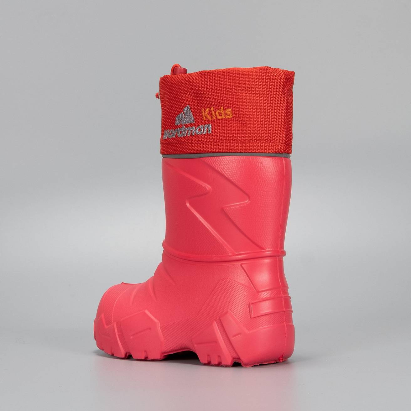 Сапоги Nordman Kids из ЭВА с вшитым меховым вкладышем красные - фото 4
