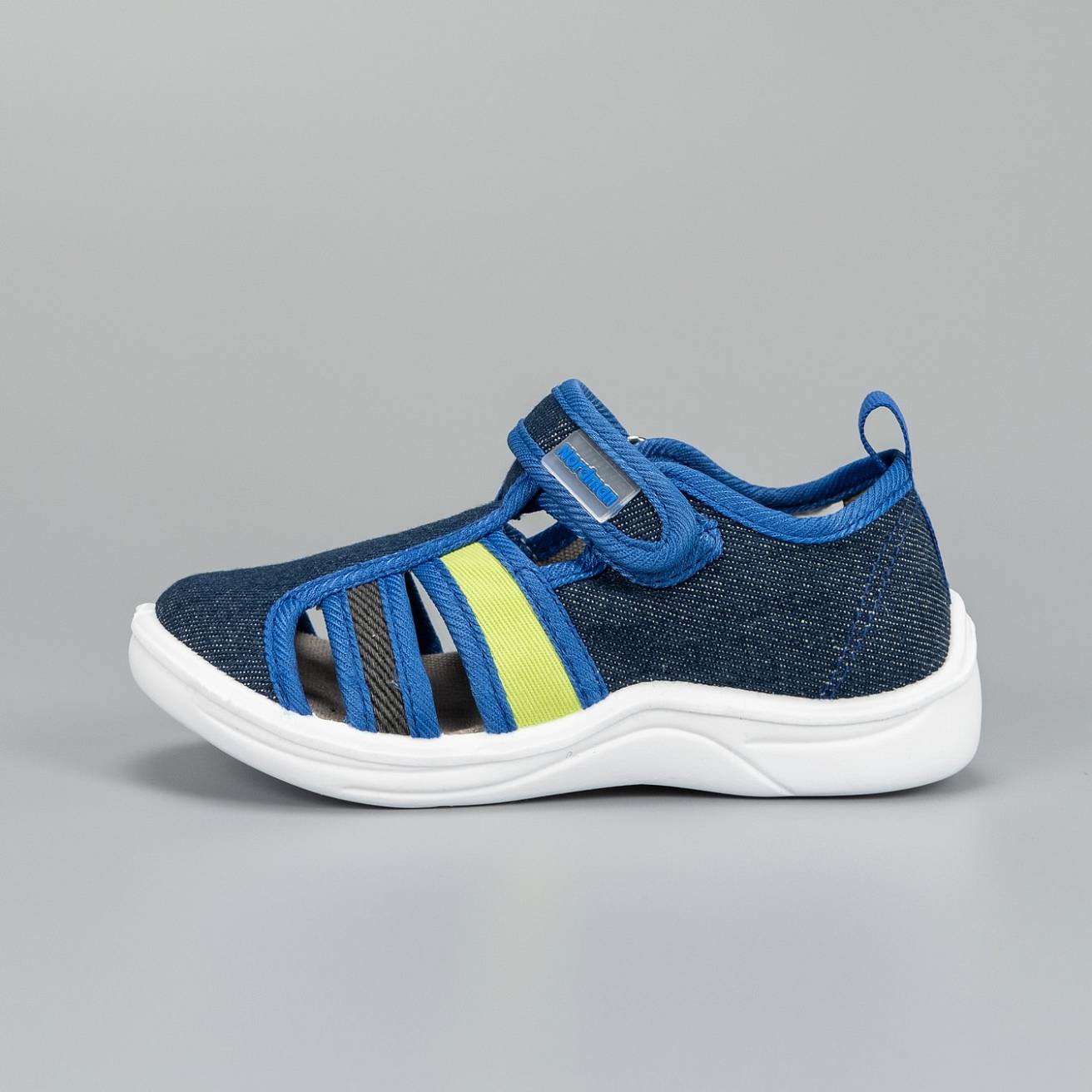 Тапочки детские Nordman Stars cине-зеленые - фото 5