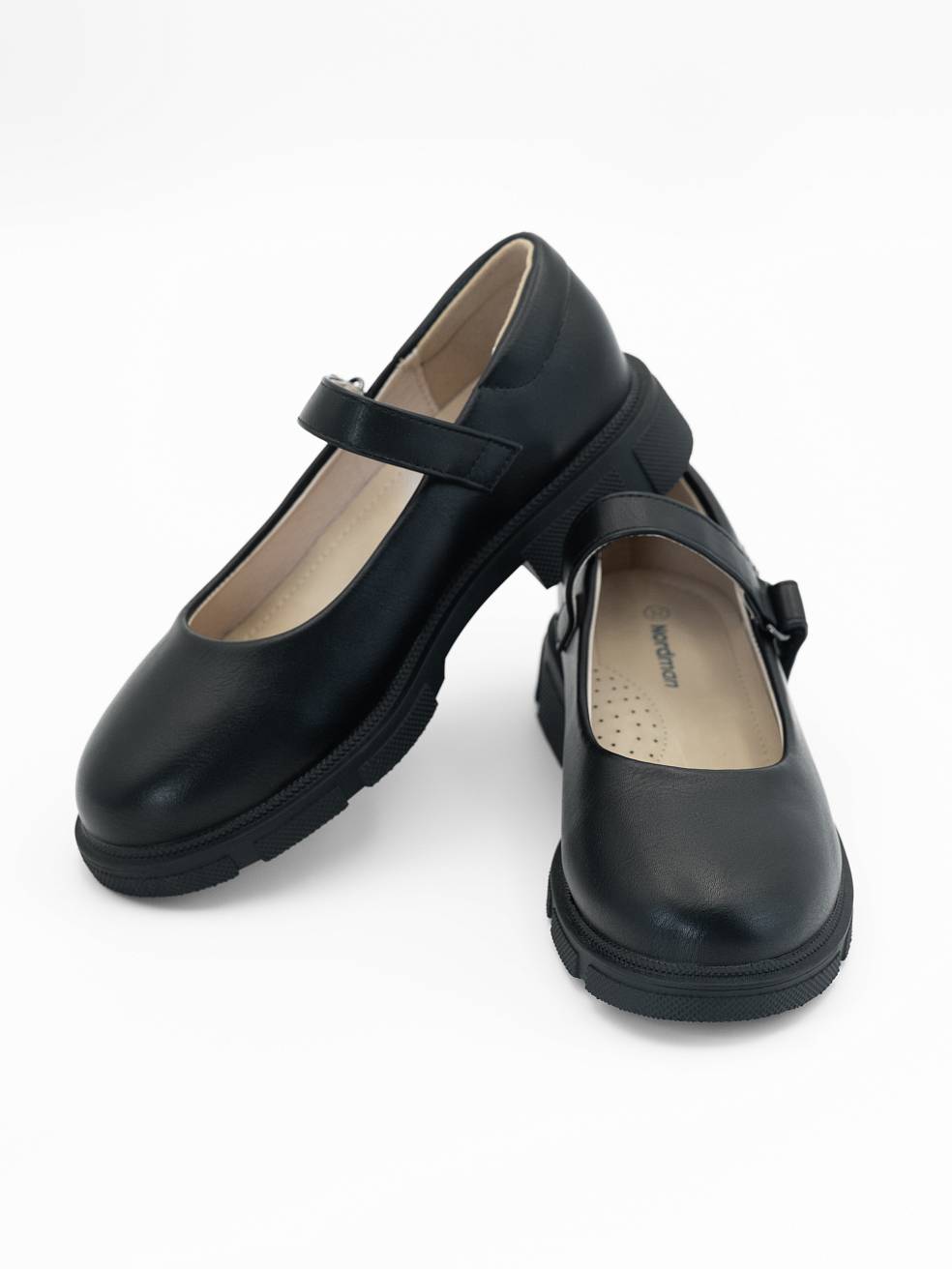 Туфли Nordman для девочек цвет черный - фото 3