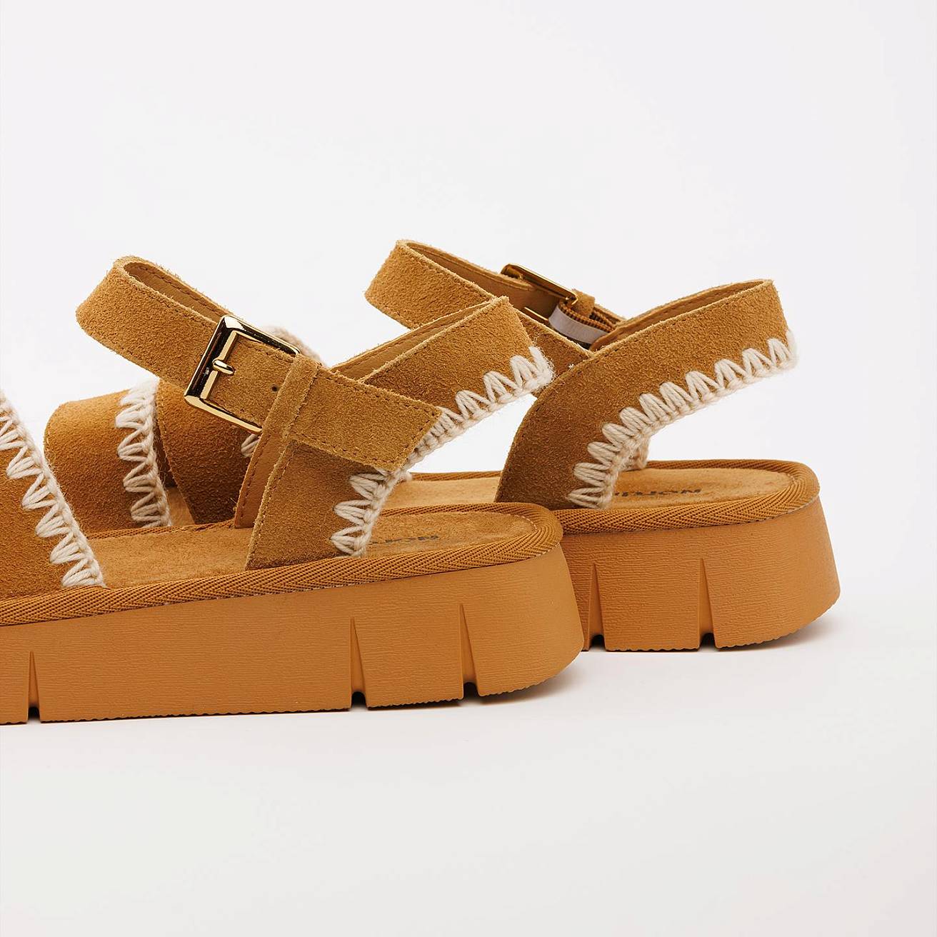 Женские сандалии Nordman коричневые - фото 3