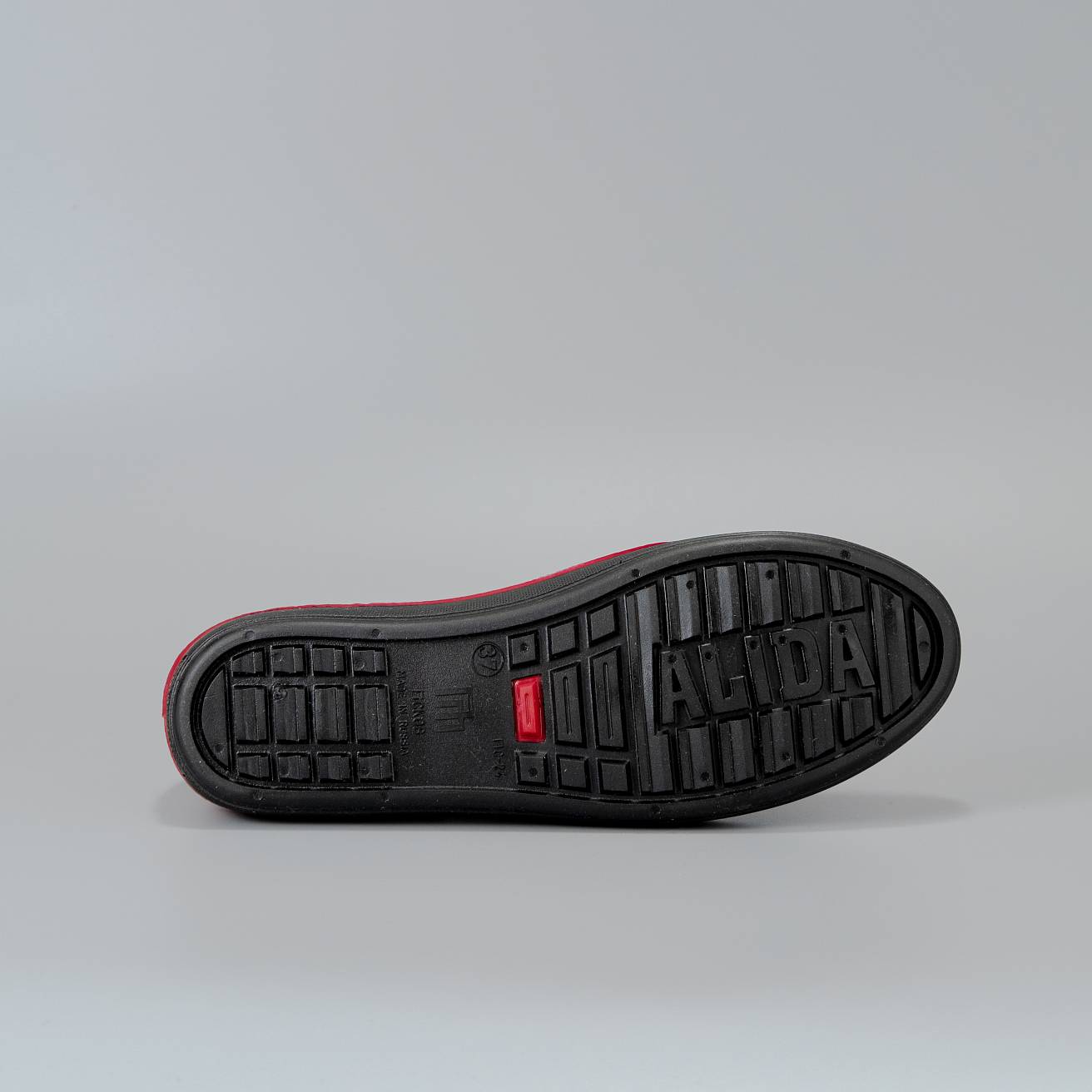 Женские ботильоны Nordman Alida красные с черной подошвой - фото 5