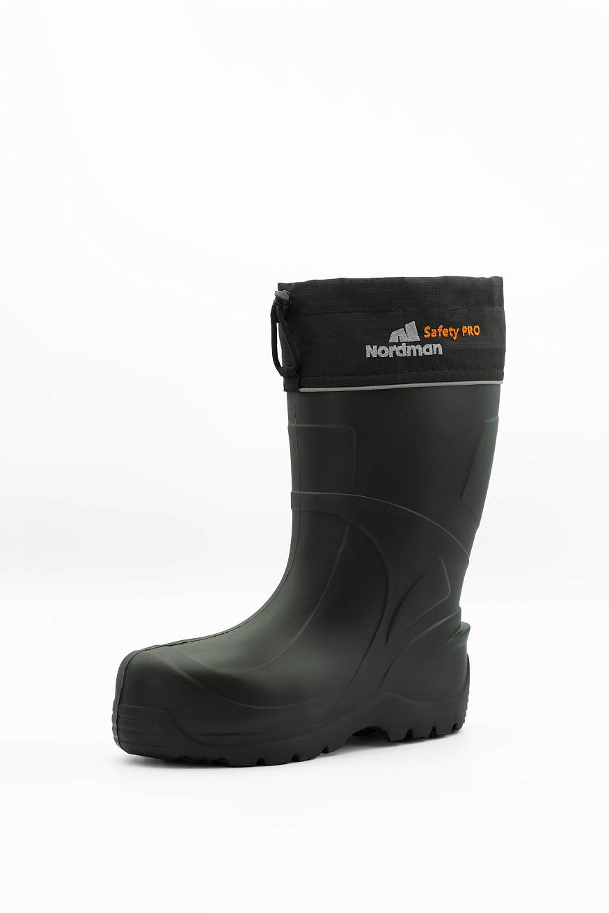 Nordman Safety Pro сапоги с пласт. подносками и антипрок.метал.стельками ,цвет черный - фото 2
