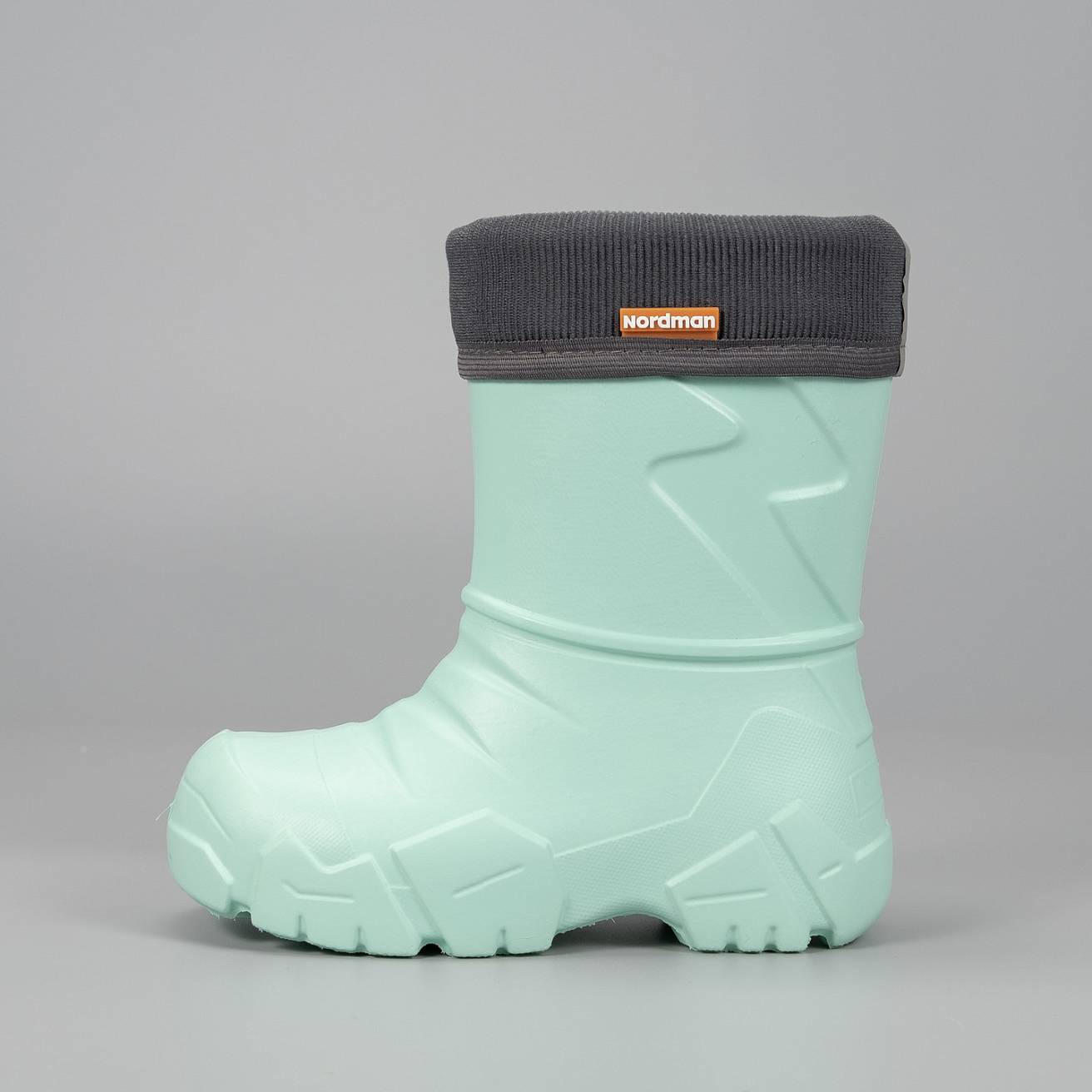 Nordman Kids Сапоги из ЭВА, ут, с манж из вельвета, Мятн - фото 4