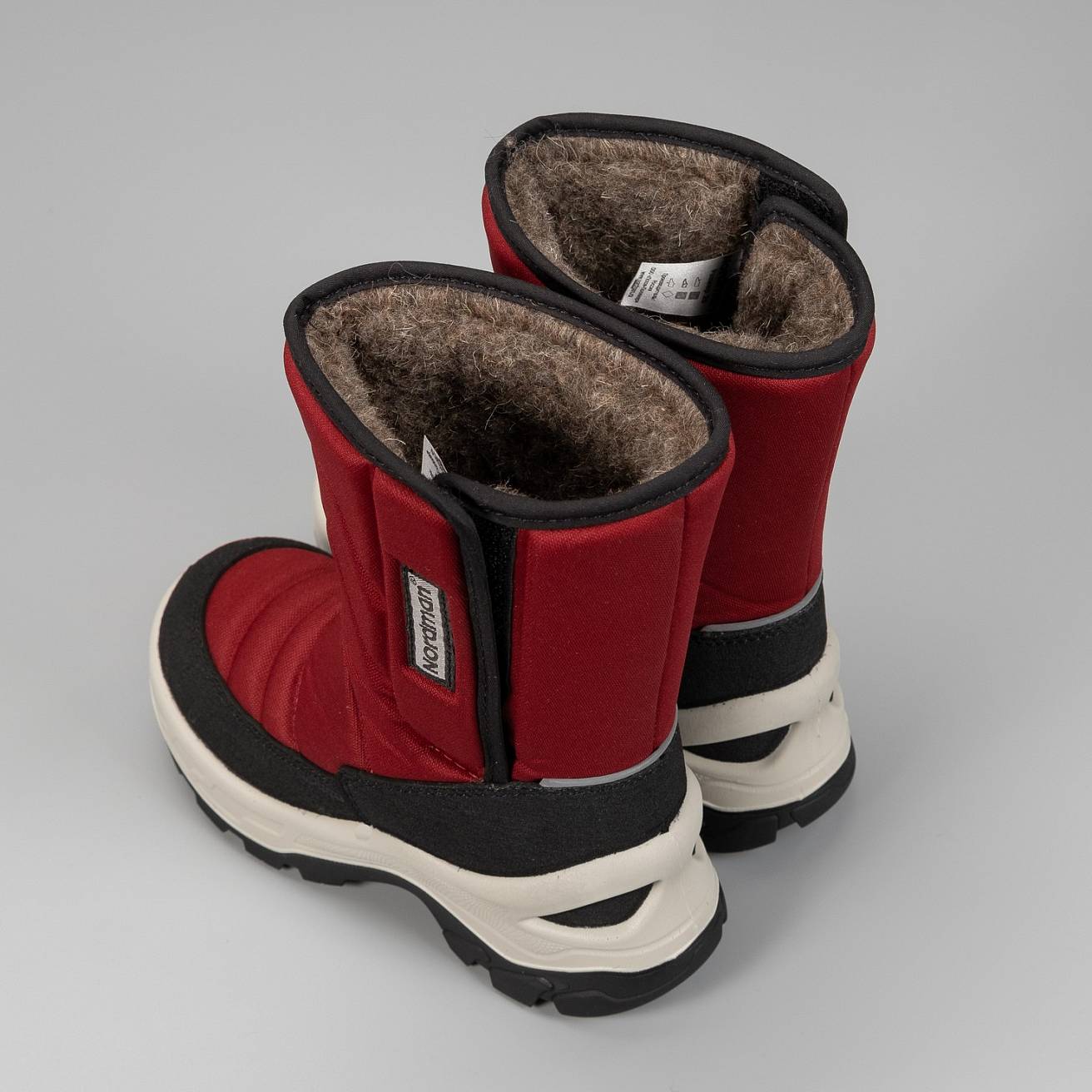 Зимние детские сапоги Nordman Lumi 2.0 бордовые - фото 7