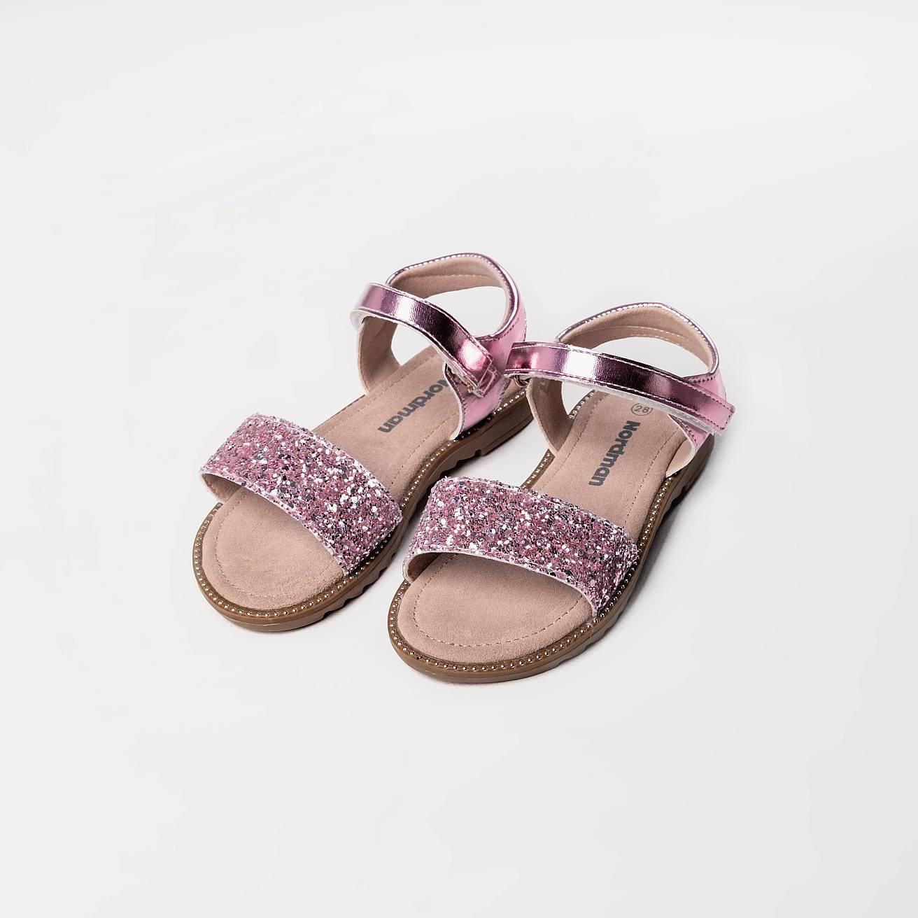Босоножки детские летние розовые - фото 3