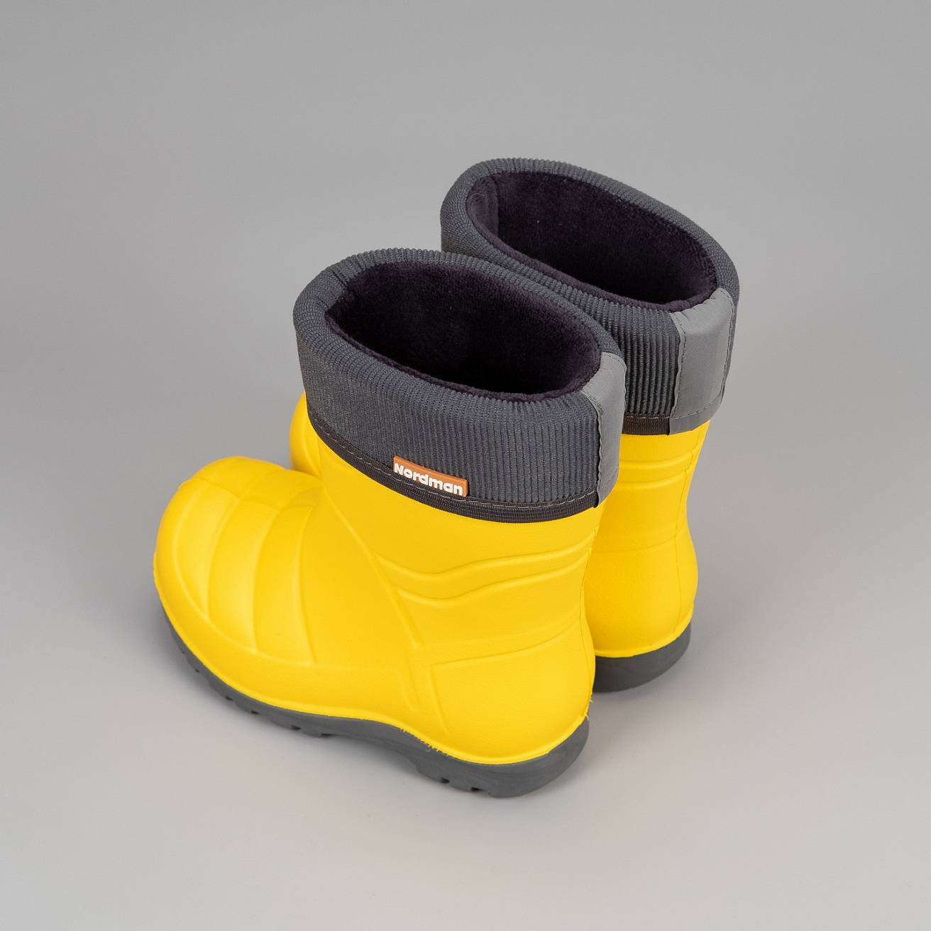 Сапоги детские Nordman Flash со съемным флисовым утеплителем желтые - фото 7