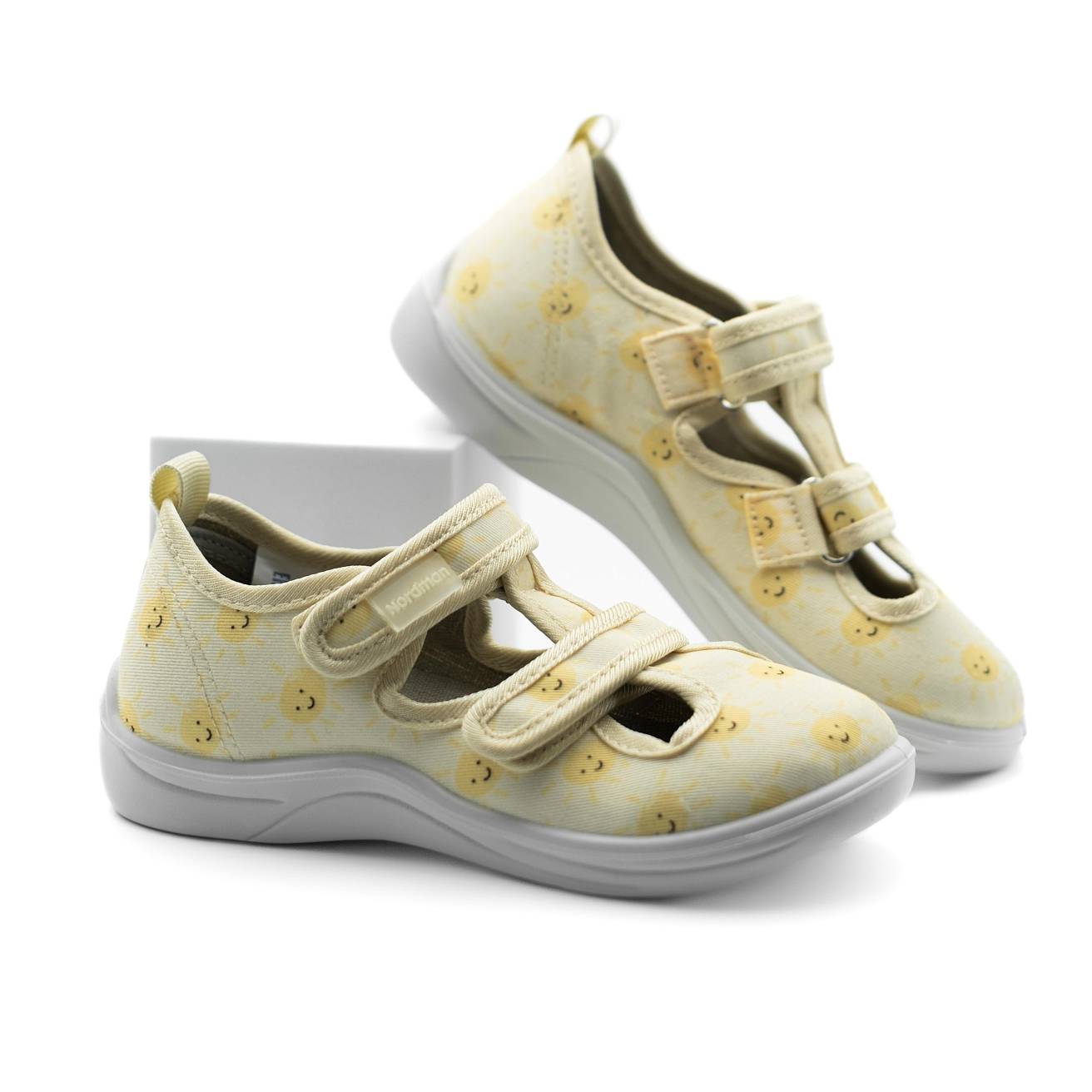 Тапочки детские Nordman Stars  нежно-желтые - фото 3