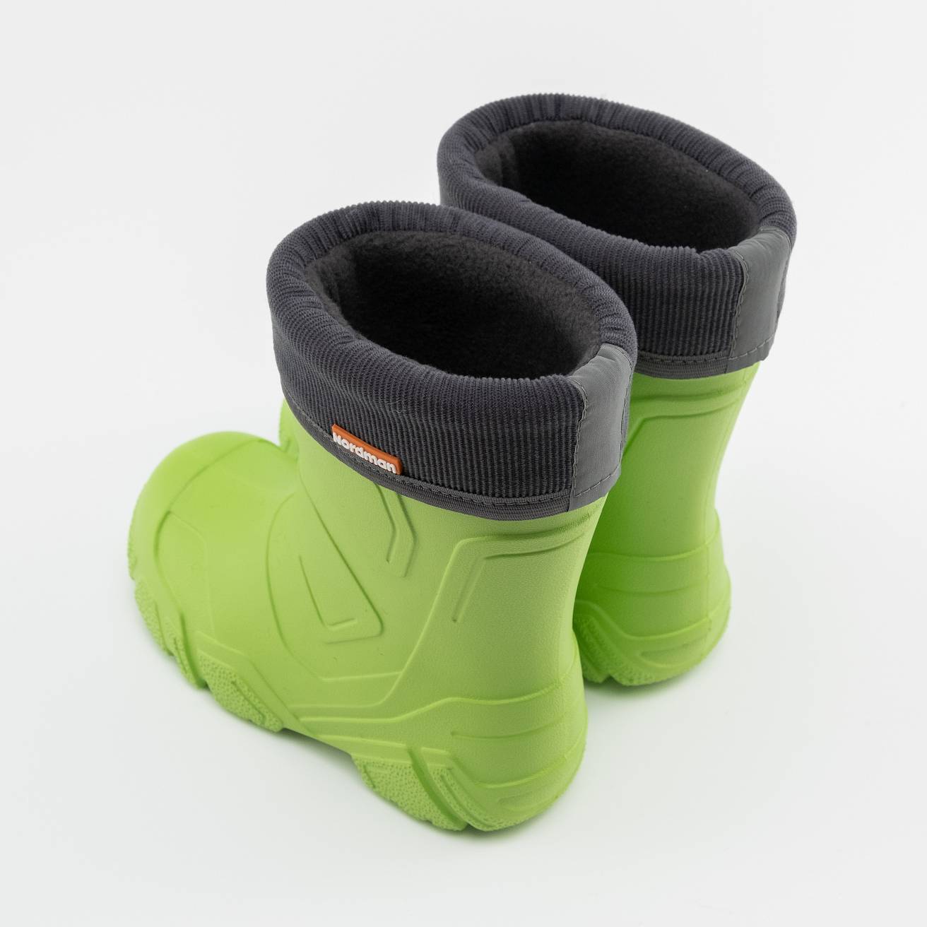 Сапоги детские Nordman Kids 2.0 со съемным флисовым утеплителем лайм - фото 2