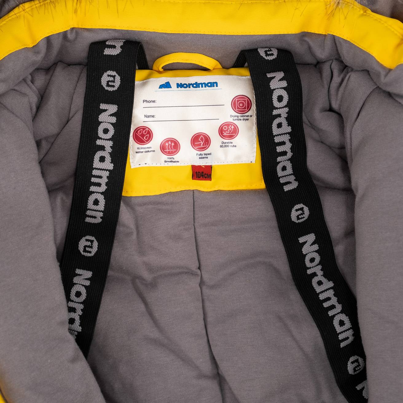 Комбинезон детский Nordman Wear черный/желтый - фото 12