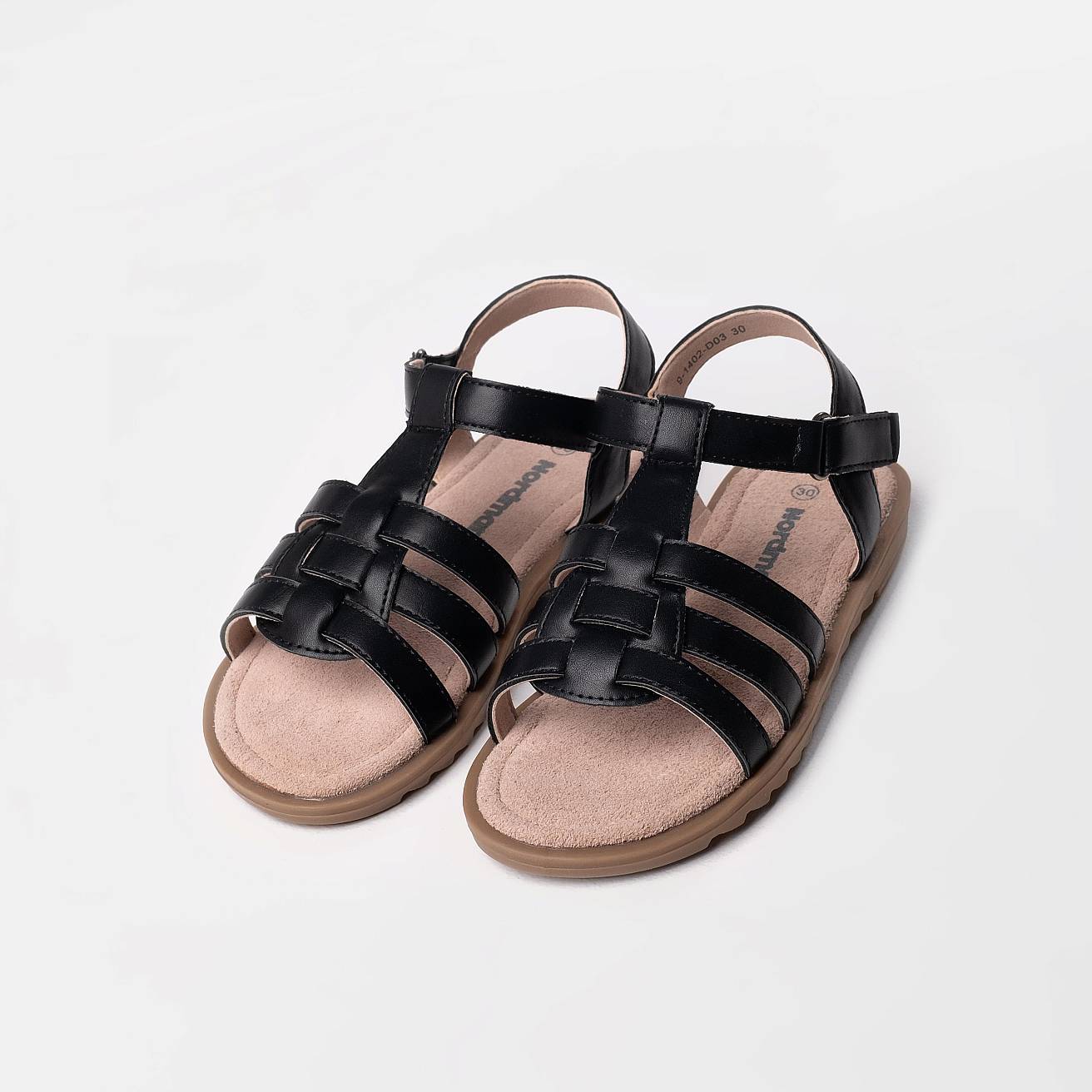 Босоножки детские летние чёрные - фото 4