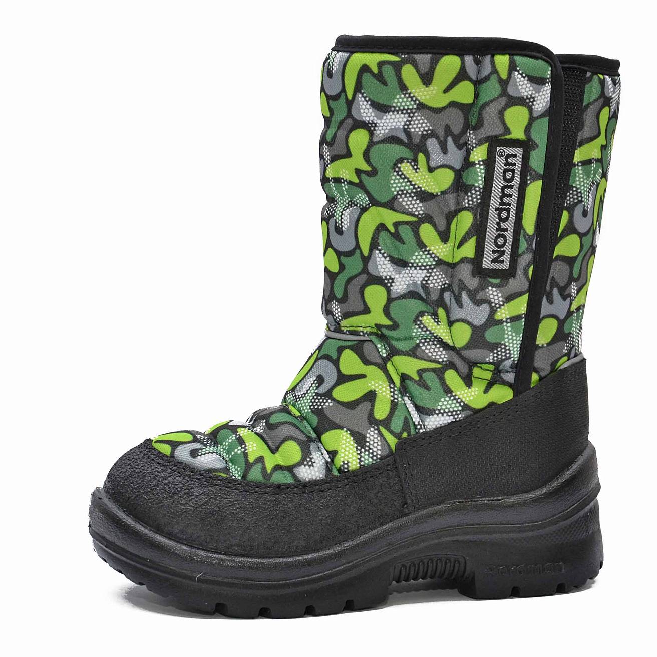 Зимние детские сапоги Nordman Lumi на липучке MESA#GREEN - фото 2