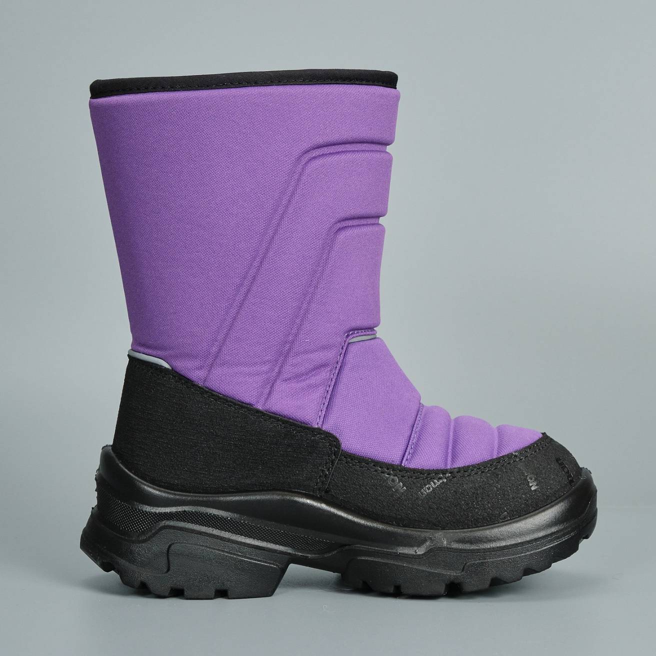 Зимние детские сапоги Nordman Lumi на липучке фиолетовые - фото 3