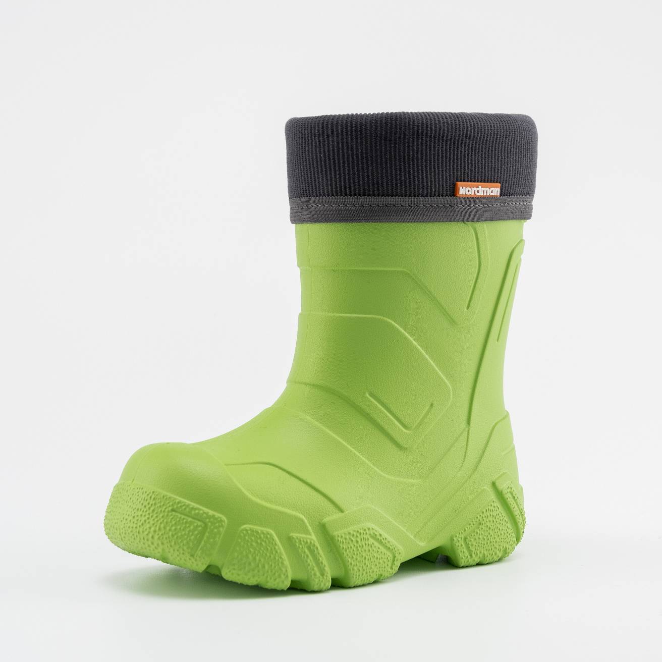 Сапоги детские Nordman Kids 2.0 со съемным флисовым утеплителем лайм - фото 4