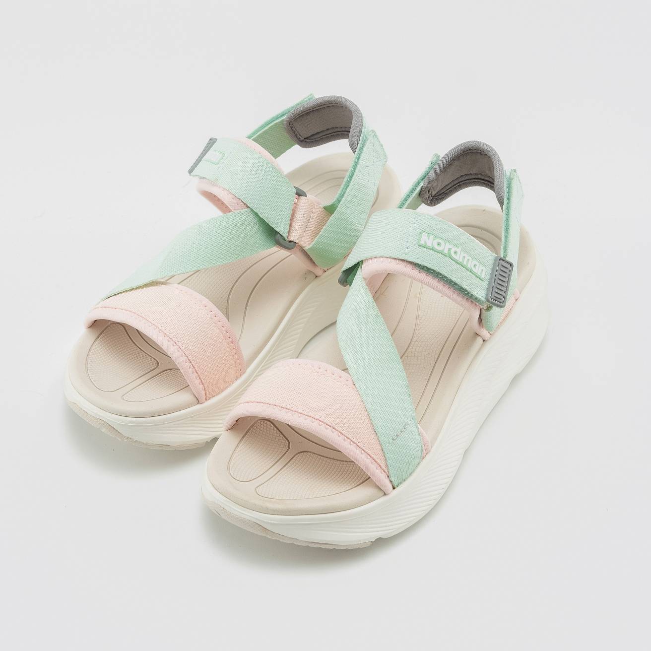 Nordman сандалии женские летние мятно-розовый - фото 3