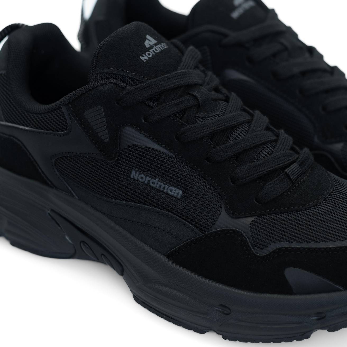 Мужские кроссовки Nordmman черные - фото 2