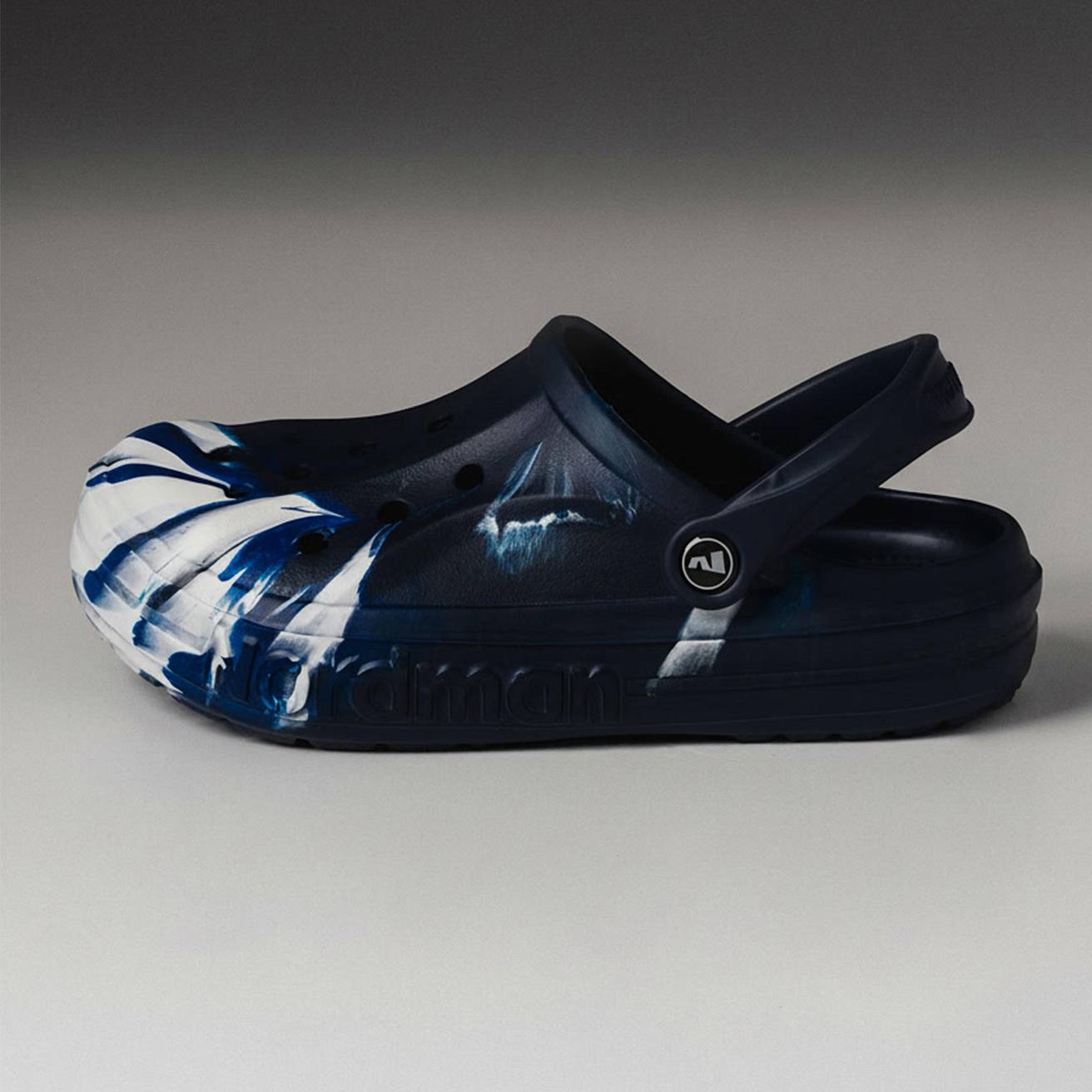 Сабо из ЭВА Nordman Shark цвет синий с модуляцией белый,синий - фото 3