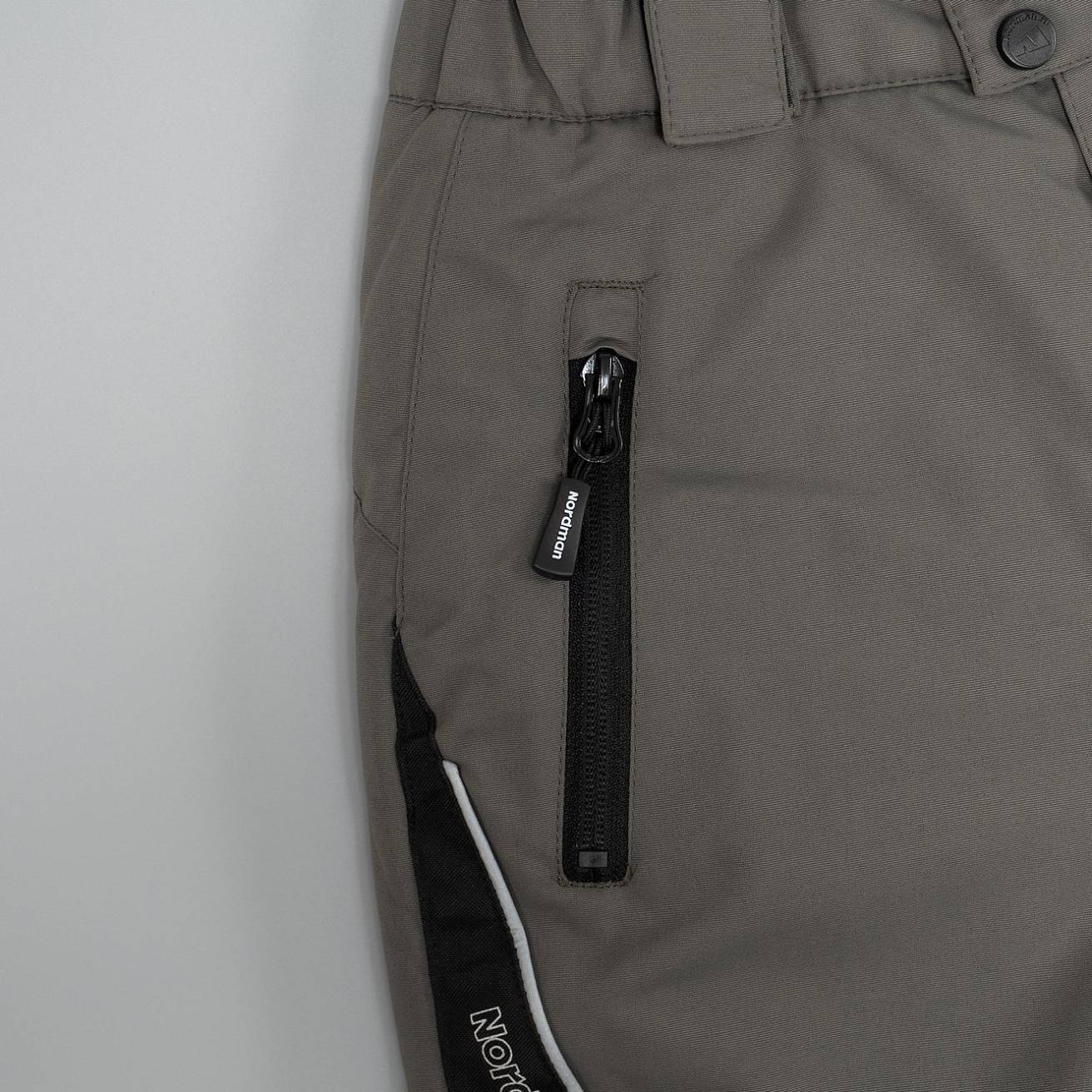 Полукомбинезон детский Nordman Wear темно-серый/черный - фото 3