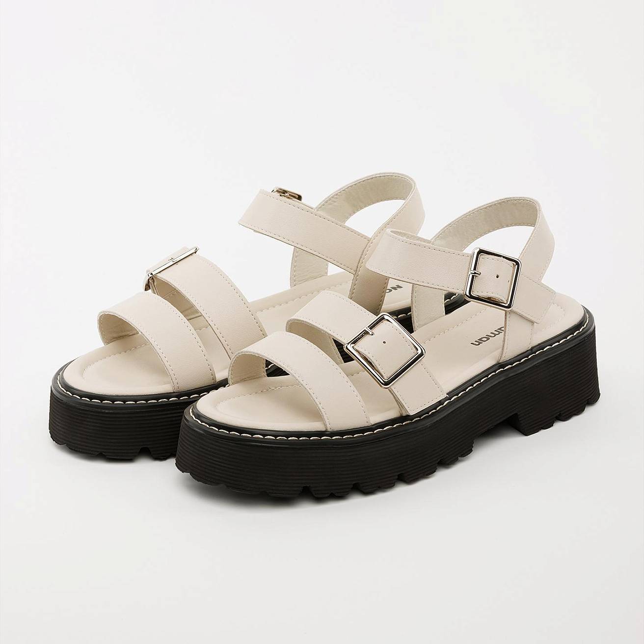 Женские сандалии Nordman бежевые - фото 1