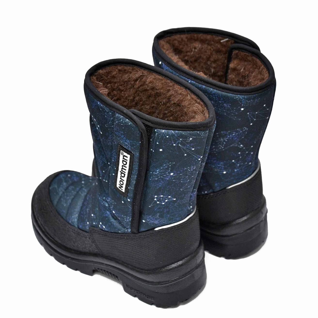 Зимние детские сапоги Nordman Lumi на липучке WHALE_SV#NAVY - фото 6