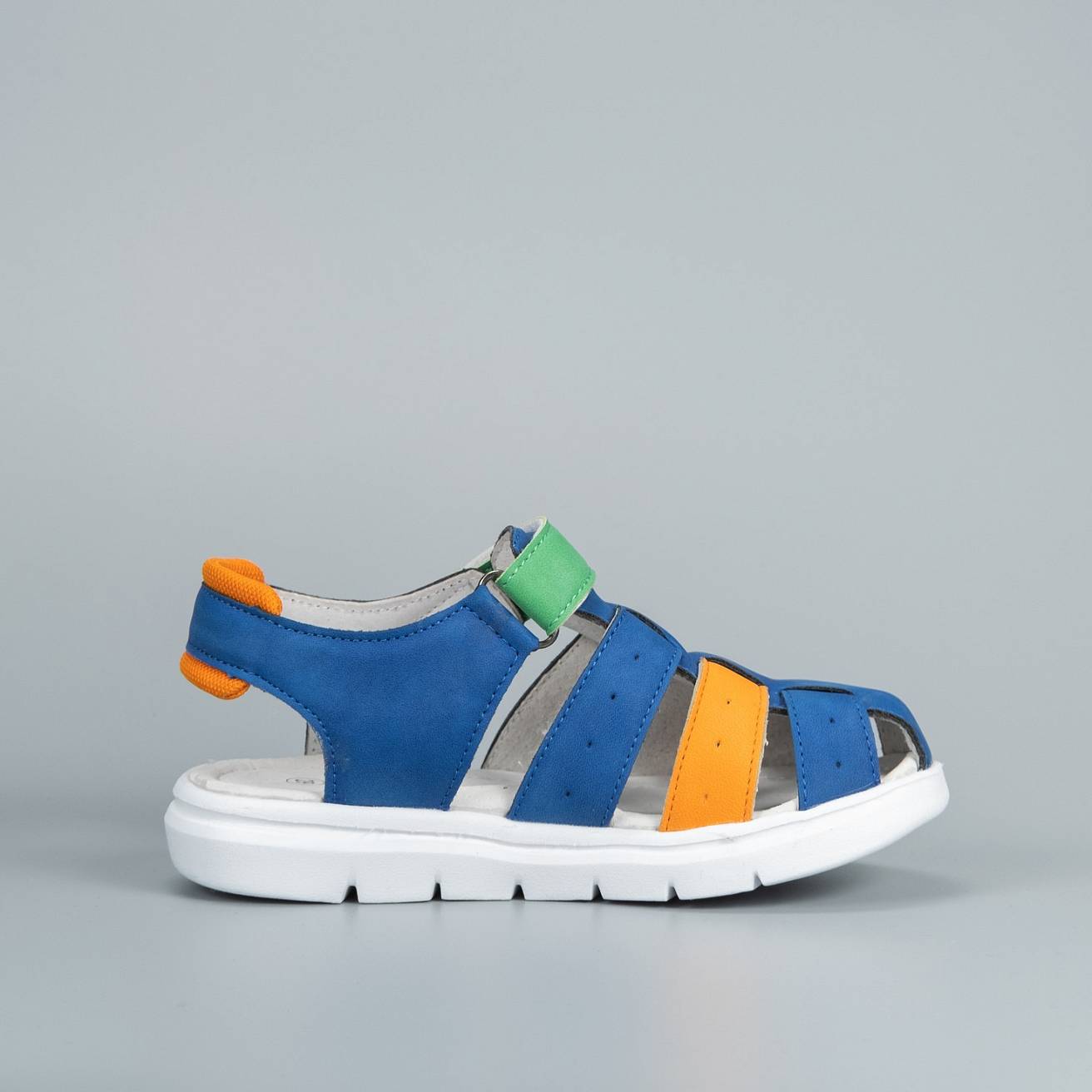 Сандалики детские Nordman Boom Синий-оранжевый - фото 4