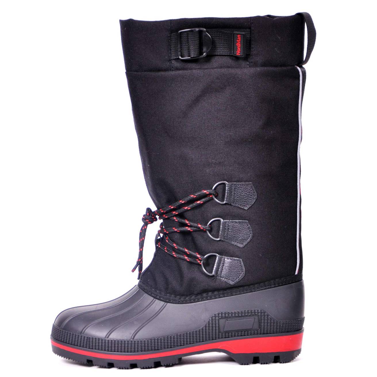 Бахилы Nordman New Red с многослойным вкладышем ткань Cordura черные - фото 3
